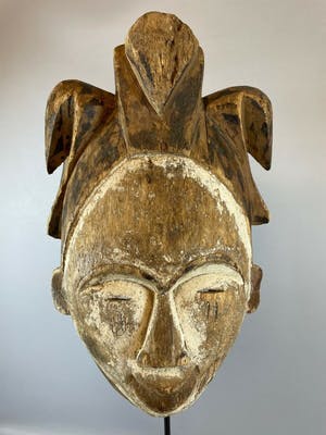 Punu - 210838 - African Punu-Lumbo mask - Gabon. kopen? Bied vanaf 45!