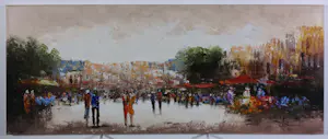 Henry Brand - Acryl op doek, Stedentrip kaufen? Bieten Sie von 150!
