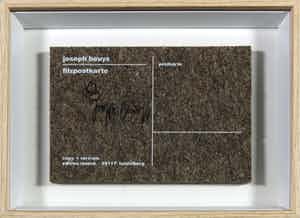 Joseph Beuys - Vilt, Gesigneerd Filzpostkarte verkocht voor € 1!
