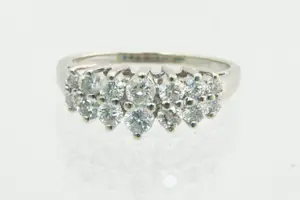 17-  Exclusieve 14Krt witgouden ring met ca 1.00ct briljant geslepen diamant kopen? Bied vanaf 390!