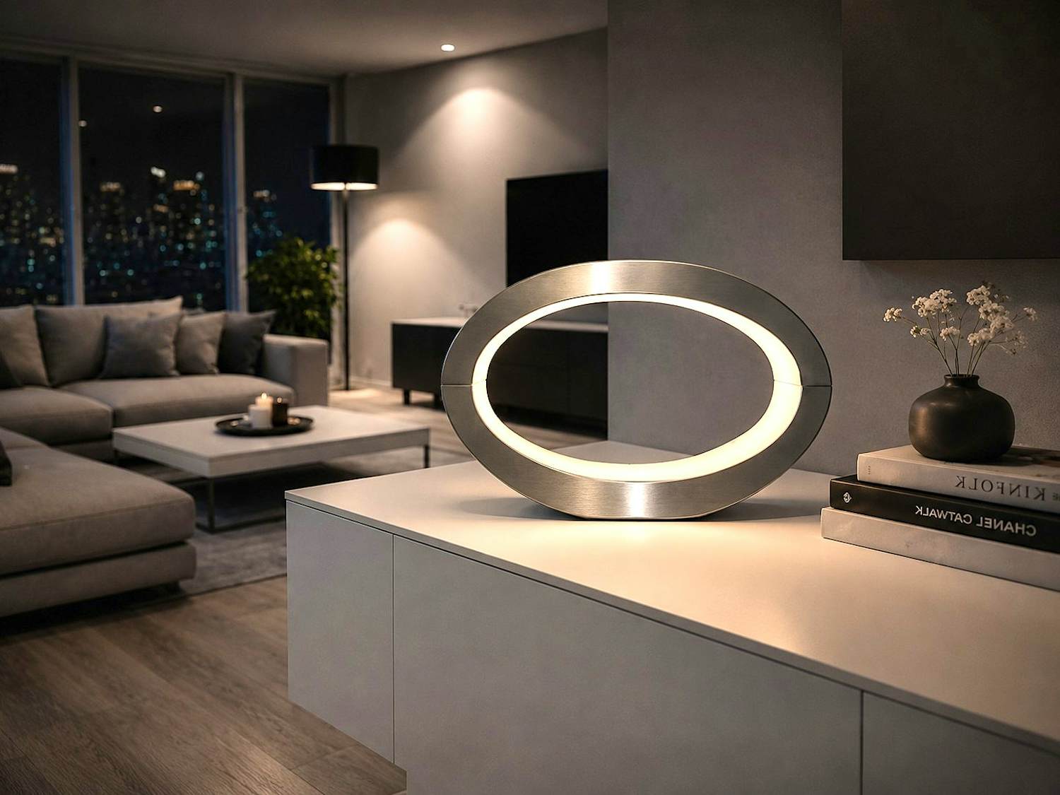 Philips - Philips design tafellamp, Massive "Berio" blank "naturel" aluminium kopen? Bied vanaf 98!