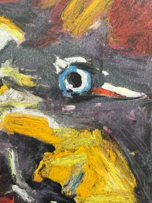 Charlotte Molenkamp - handgesigneerde zeefdruk | 'Zonder titel' | 1996 kopen? Bied vanaf 10!