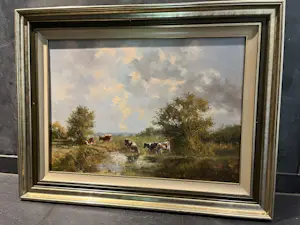 Albert Temming - Koeien landschap kopen? Bied vanaf 450!