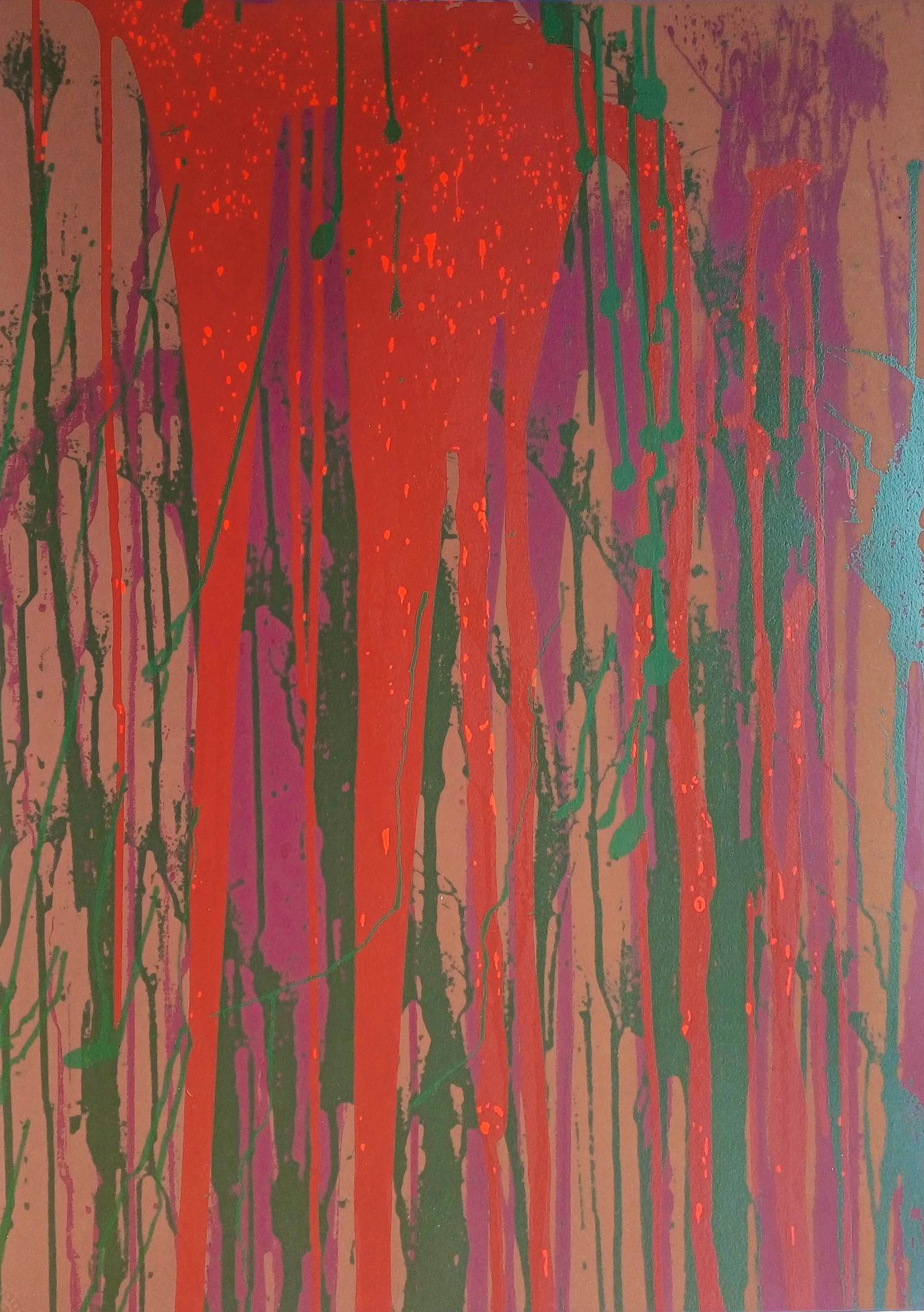 Larry Poons - Serigraphie - Auflage von 175 - signiert - nummeriert kaufen? Bieten Sie von 500!