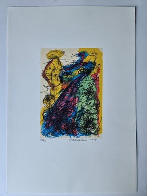 Henk Hesselius - Map met 6 zeefdrukken, Experimenteel Universum kopen? Bied vanaf 75!