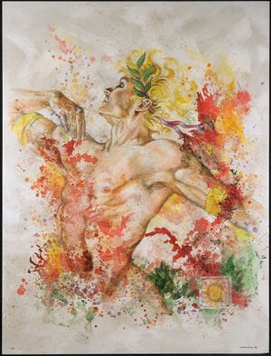 Rineke de Jong - Giclée op doek, Dancing Apollo kopen? Bied vanaf 1!