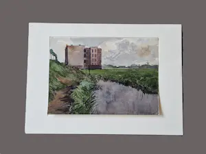 Willem Frederik Andrea - een omstreeks 1920 geschilderd Aquarel "landschap nabij Zaandam" kopen? Bied vanaf 62!
