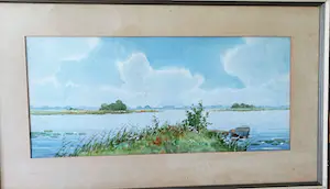 AcheterNiet of onleesbaar gesigneerd - Landschap? Enchérissez de 1!