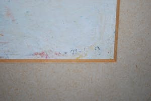 Johan van den Berg - .-.-. Juli licht .-.-. - acryl en krijt 1982 kopen? Bied vanaf 35!