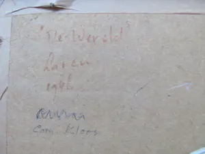Cornelis Kloos - Laren - "De Wereld" kopen? Bied vanaf 100!