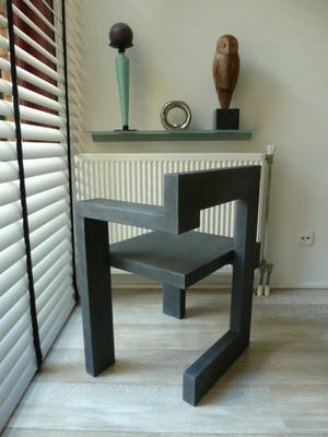 Gerrit Rietveld - Steltman stoel (naar ontwerp Rietveld) kopen? Bied vanaf 175!