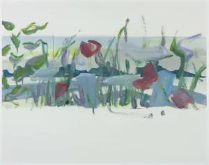 Anne Marie Spijker - Olieverf op papier, Bloemen - Ingelijst kopen? Bied vanaf 30!