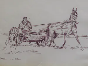Karel van Seben - Boer met paard en wagen kopen? Bied vanaf 19!