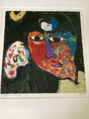 Eugene Brands - Zelfportret 197/200 verkocht voor € 200!