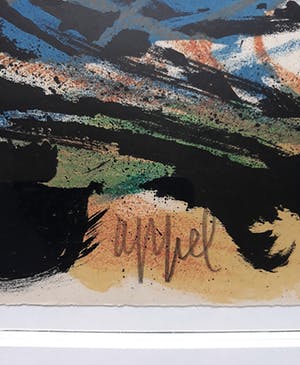 Karel Appel - Paysage humain, litho (mooi ingelijst) kopen? Bied vanaf 895!