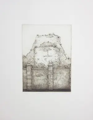 Dieter Kraemer - Mappe mit 6 Radierungen, Villa Massimo kopen? Bied vanaf 1!