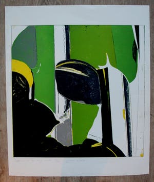 Guido de Waart - "Yellow Sickle" - hoogdrukets uit de Prent 190 serie - 1967 kopen? Bied vanaf 50!