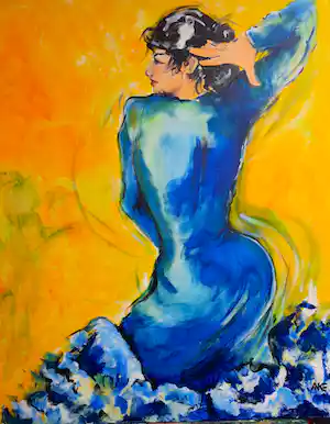 Anke Peddemors - Danser 80x100cm verkauft für € 45!