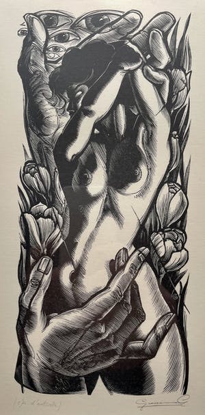 Gerard Gaudaen - Nimf naakt gesigneerd kopen? Bied vanaf 65!