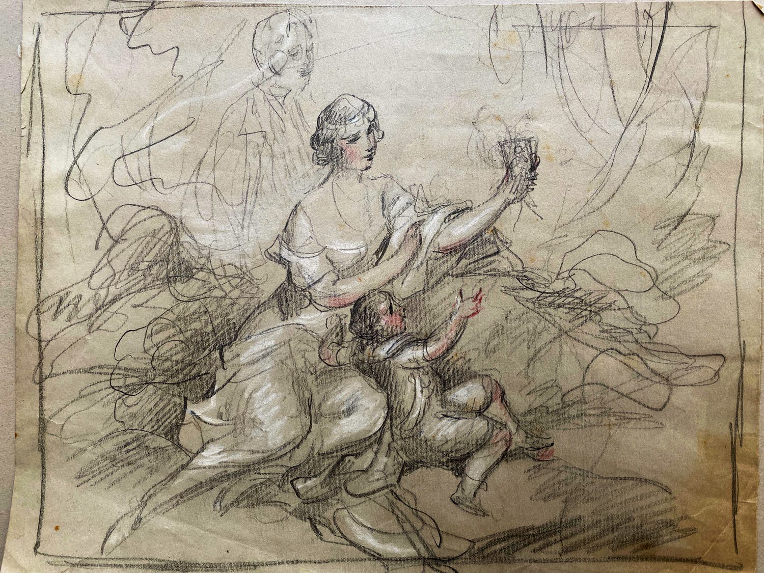 Adolf Pirsch - Personen met kind verkocht voor € 65!