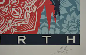 Shepard Fairey - Rebirth - gesigneerd kopen? Bied vanaf 1!