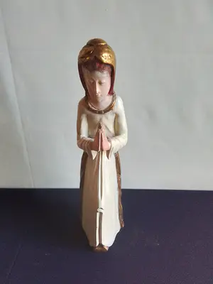 Niet of onleesbaar gesigneerd - Fraaie groep van 3 religeuze beelden kopen? Bied vanaf 1!