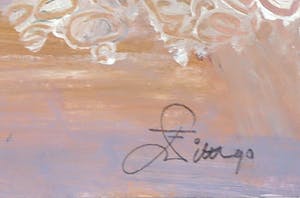 Franscz Witte - Acryl op papier, Plaza Mayor kopen? Bied vanaf 1!