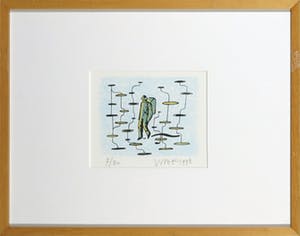 Hans Wap - Zeefdruk, Zonder titel - Ingelijst kopen? Bied vanaf 20!