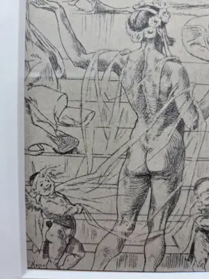Felicien Rops - Figuren. Erotische voorstelling. kopen? Bied vanaf 69!