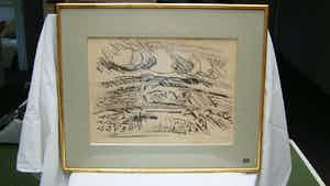 Maurice Wyckaert - Landschap verkocht voor € 25!