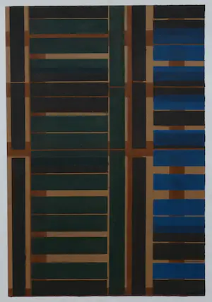 Adine Engelman - Geometrisch abstracte composities - Sjabloondruk kopen? Bied vanaf 50!