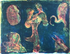 Reidar Magnus - Originele kleurenlitho - 1966 - Gesigneerd - 1/20 kopen? Bied vanaf 95!