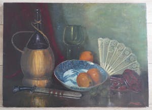 Niet of onleesbaar gesigneerd - Stilleven kopen? Bied vanaf 10!