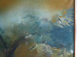 Peter Engels - Ingelijst, olieverf op doek, “Voorjaar” – gesigneerd – 1961 kopen? Bied vanaf 75!