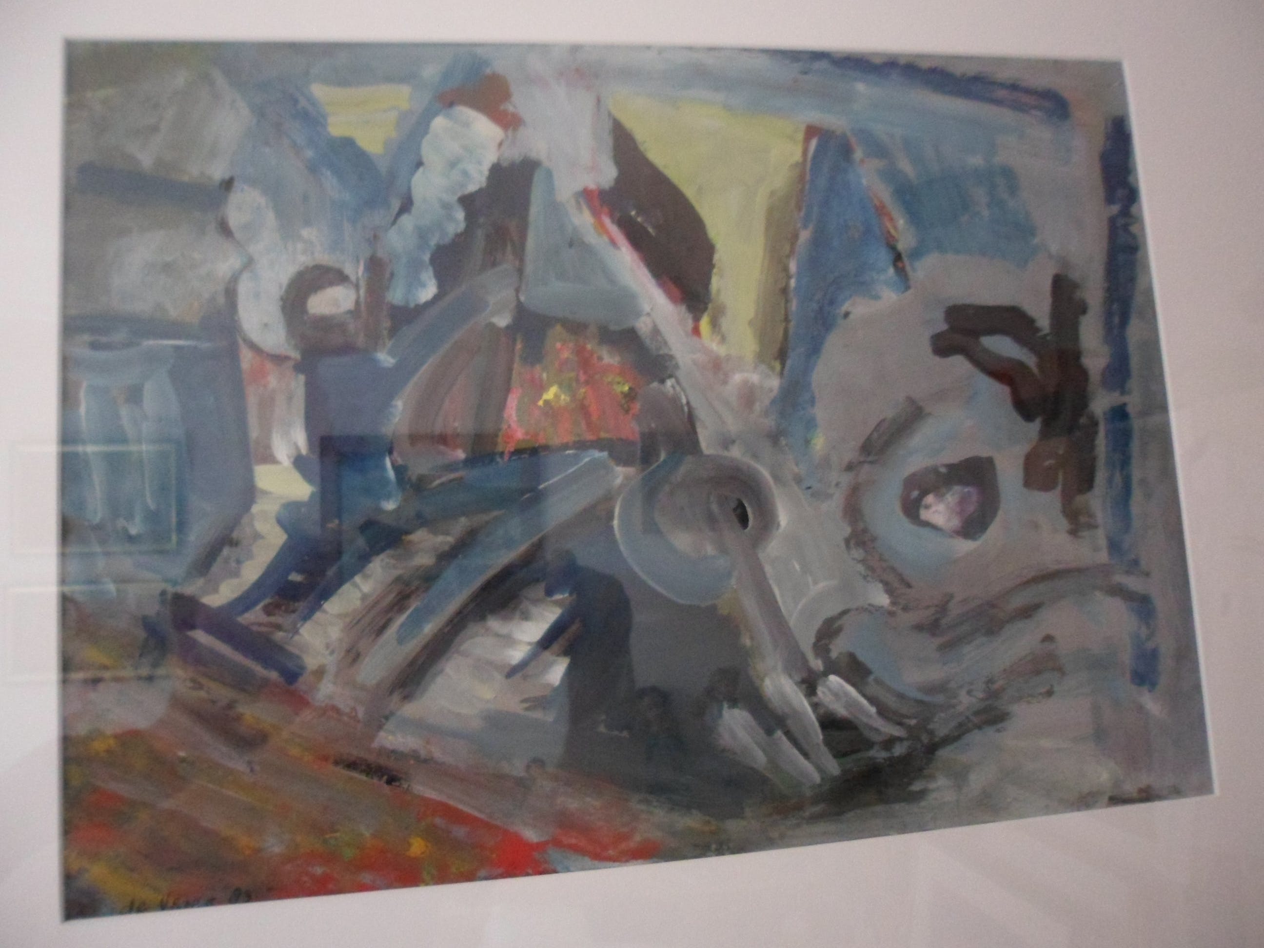 Wendela de Vries - Olieverf op doek , Abstract kopen? Bied vanaf 30!