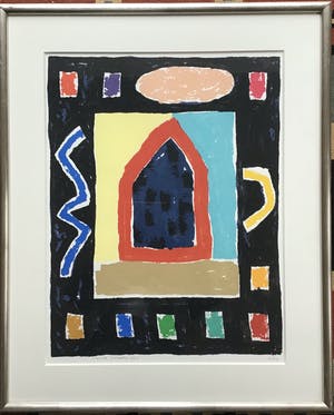 Harrie Gerritz - Zeefdruk, gesigneerd ,bijzondere oplage 11/XX, professioneel gelijst kopen? Bied vanaf 45!