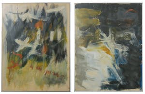 Albert Soons - Twee originele werken op papier, In the garden - Ingelijst kopen? Bied vanaf 100!