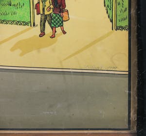 Jan Bollaert - Acryl op papier, Schmalz II - Ingelijst (Groot) kopen? Bied vanaf 50!