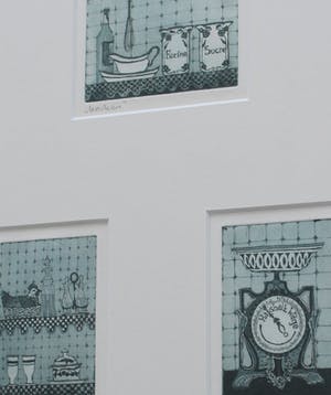 Laetitia de Haas - Ingelijste kleurenets: Keuken - 1978 kopen? Bied vanaf 35!