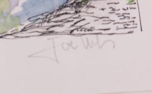 Joe Wols - Lot van vijf kleurrijke tekeningen met aquarel, verf en balpen kopen? Bied vanaf 1!