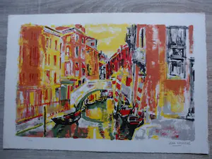 Jean Navarre - Litho, Z.T kopen? Bied vanaf 35!