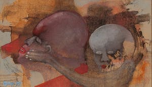 Henk Sparreboom - Ashanti - 1980 - gouache en aquarel op papier kopen? Bied vanaf 20!