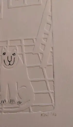 Rini van den Hoofdakker - Poes met muis kopen? Bied vanaf 45!