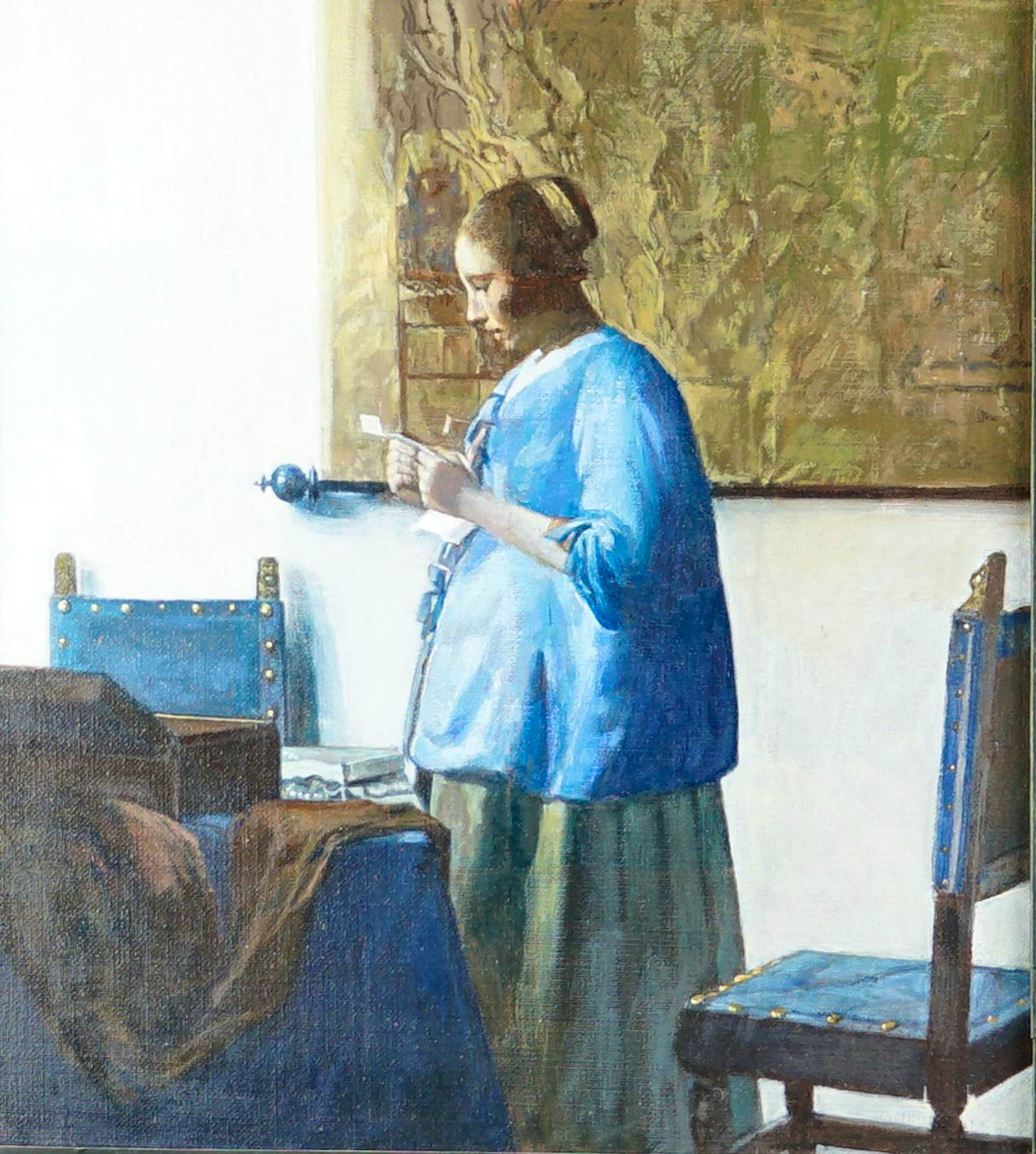 Hans Hansen - Brief lezende vrouw (naar Johannes Vermeer) kaufen? Bieten Sie von 200!