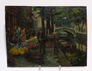 Antoon Abraham van Bloppoel - Bloemenmarkt kaufen? Bieten Sie von 50!