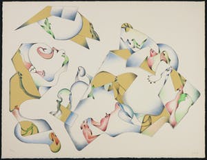 Jan Voss - Litho, Zonder titel kopen? Bied vanaf 1!