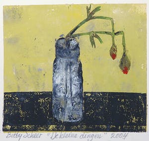 Betty Scheer - Linosnede, De kleine dingen kopen? Bied vanaf 70!