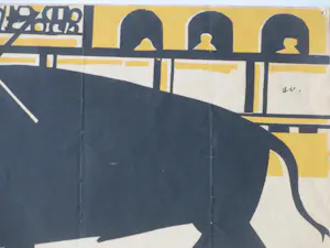 Aart Verhoeven - Stierengevecht - Kleurenlitho kopen? Bied vanaf 25!