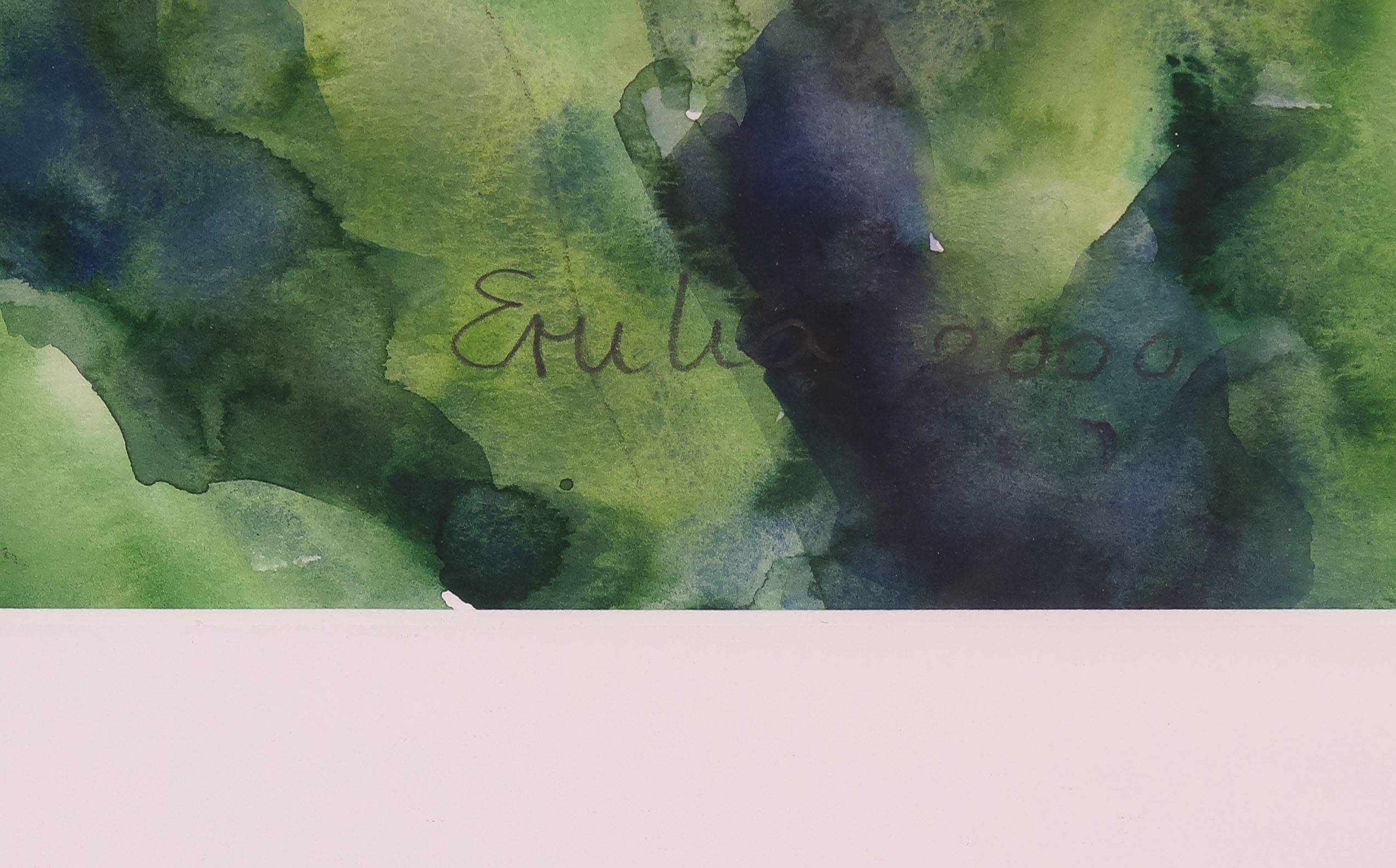 Emilia Hauser - Aquarel, Witte papaver - Ingelijst kopen? Bied vanaf 50!