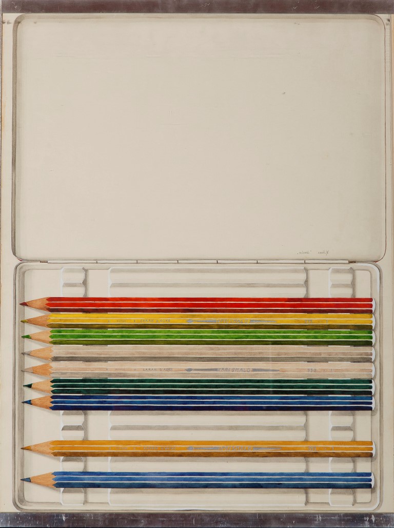 Eddy Quite - Kleurpotloden - Potlood, inkt, gouache en zilververf op papier - gesigneerd r.m. kopen? Bied vanaf 10!